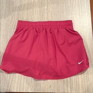 Nike Dri-FIT Tennis Skort with Built-In Shorts Pink Women’s Size L